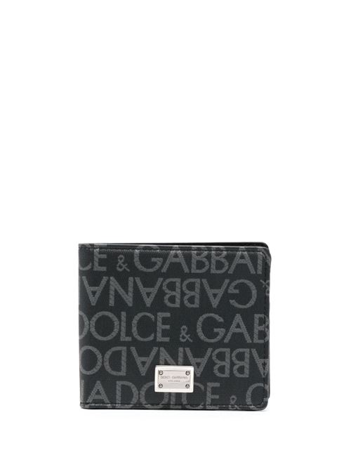 Coated jacquard bifold wallet DOLCE&GABBANA | BP1321AJ7058B969